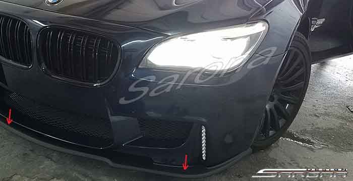 Custom BMW 7 Series  Sedan Front Lip/Splitter (2009 - 2015) - $290.00 (Part #BM-094-FA)